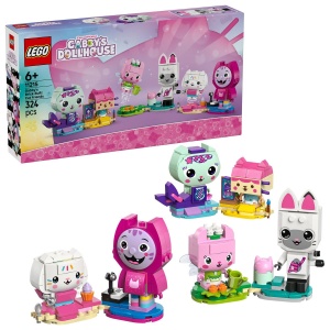 Lego Gabbys Dollhouse Prietenele Pisicute Din Caramizi Ale Lui Gabby 11215 - Img 8