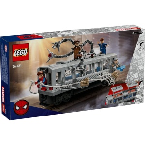Lego Marvel Lupta Pe Acoperisul Trenului Omul Paianjen Si Doc Ock 76321 - Img 8