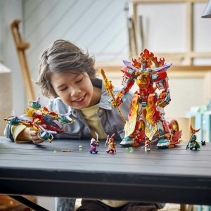 Lego Monkie Kid Robotul Cu Inel De Foc Al Lui Nezha 80057 - Img 6
