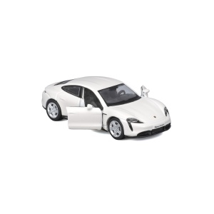 Maisto Masinuta Metalica Speed Icons Porsche Taycan Turbo S Alb Scara 1 La 64 - Img 3