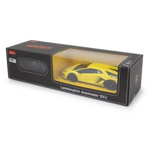 Masina Cu Telecomanda Lamborghini Galben Cu Scara 1 La 24