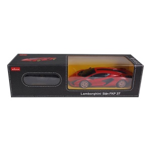 Masina Cu Telecomanda Lamborghini Sian Rosu Cu Scara 1 La 24 - Img 2