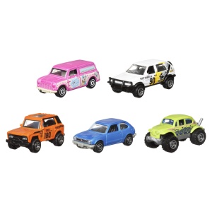 Matchbox Set 5 Masinute Metalice Mbx Retro Scara 1:64 - Img 2