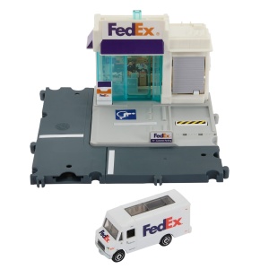 Matchbox Set Action Drivers Centrul De Colete Fedex - Img 5