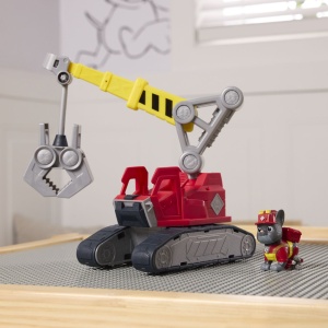 Patrula Catelusilor Rubble Si Echipa Set Vehicul Excavator Si Figurina Charger - Img 2