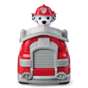 Patrula Catelusilor Set Vehicul De Baza Masina De Pompieri Si Figurina Marshall - Img 5