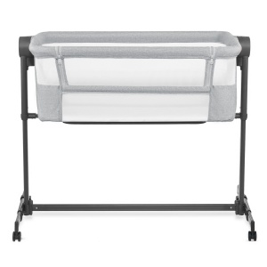Patut Co-Sleeper Kinderkraft Nestee Up 2, Gri Deschis