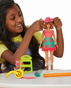 Play Doh Barbie Set Creatii Vestimentare Cu Flori Si Franjuri Cowboy - Img 5