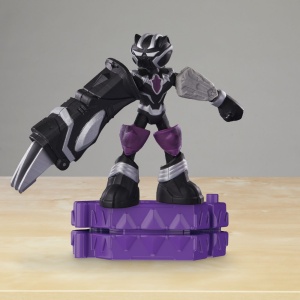 Play-Doh Marvel Figurina Flexibila Cu Accesorii Black Panther 10Cm - Img 5