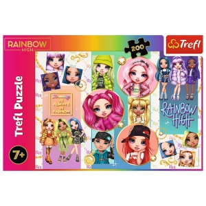 Puzzle Trefl 200 Rainbowhigh Papusile - Img 3