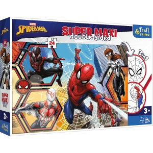Puzzle Trefl Primo 24 Super Maxi Disney Spiderman In Actiune