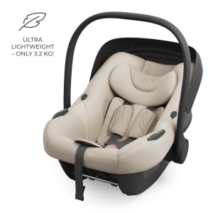 Scoica Auto Kinderkraft I-Lite 40-87 Cm, Beige - Img 3