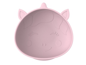 Set 2 Castronele Cu Ventuza Silicon Melii Model Unicorn