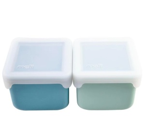 Set 2 Recipiente Silicon, Melii, Blue Mint - Img 2