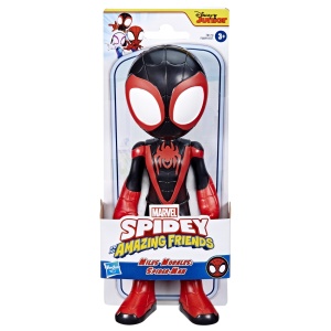 Spidey Prietenii Extraordinari Figurina Supradimensionata Miles Morales Spider Man 23Cm - Img 1