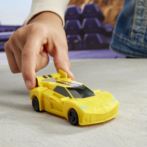 Transformers Earthspark Figurina Bumblebee 1 Step Smash To Change - Img 5