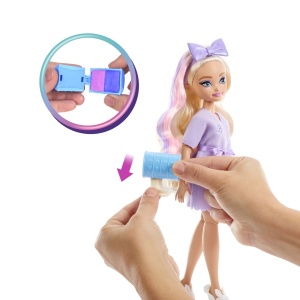 Barbie Dream Besties Papusa Barbie Malibu Cu Accesorii Fashion - Img 4