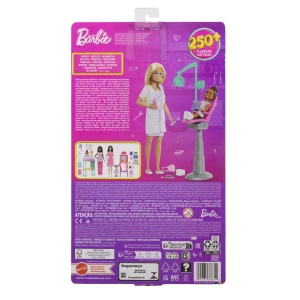 Barbie Set De Joaca Papusa Barbie Blonda Face Cariera Dentist - Img 9