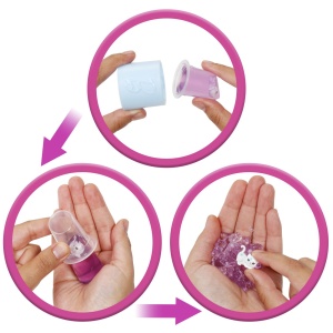 Barbie Set Party Unboxed Reveal Papusa Barbie Violet Cu 10 Accesorii Surpriza - Img 4