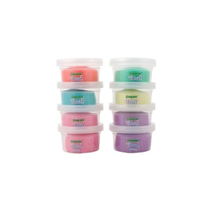 Crayola Pearl Set 8 Borcanase Cu Plastelina Sidefata - Img 2
