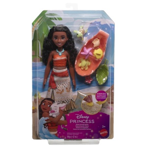 Disney Princess Set Papusa Vaiana Si Prietenii Din Ocean Cu Nisip Modelabil Si Accesorii