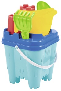 Ecoiffier Galetusa Castel Cu Accesorii De Nisip 18.5Cm