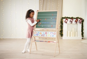 Eichhorn Tabla Magnetica Din Lemn 42X66X110Cm - Img 4