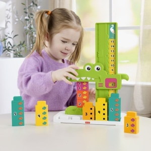 Fisher Price Jucarie Educativa Aligator Stivuibila - Img 4