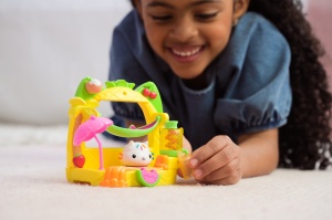 Gabbys Dollhouse Set Balcon Pentru Petrecerea Cu Smoothie A Lui Cakey - Img 4