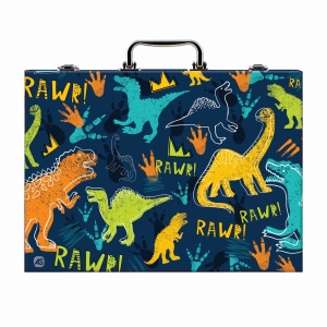Happi Hobbi Art Case Set De Desen Deluxe Cu 100 De Accesorii Dinozaur - Img 7