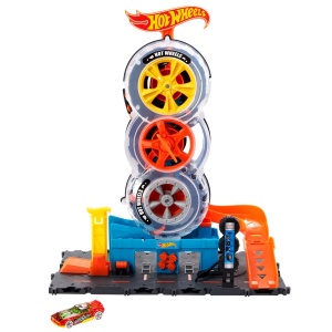 Hot Wheel City Vulcanizarea Super Twist - Img 2