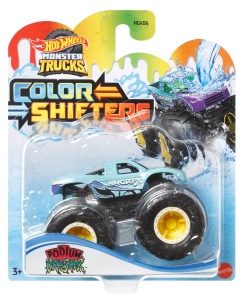 Hot Wheels Monster Truck Camion Podium Crasher Cu Culori Schimbatoare Scara 1:64