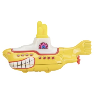 Hot Wheels Pop Culture Masinuta Metalica The Beatles Yellow Submarine Scara 1:64 - Img 2