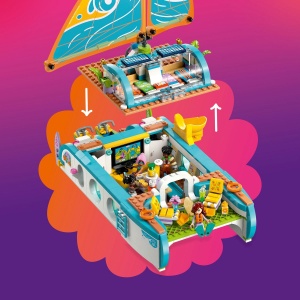 Lego Friends Calatoria Aventuroasa Cu Barca 42664 - Img 6