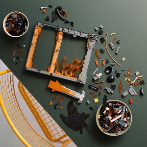 Lego Icons Stapanul Inelelor Diorama Pentru Biblioteca Cu Un Barlog 10367 - Img 5