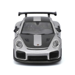 Maisto Masinuta Metalica Speed Icons Porsche 911 Gt2 Rs Silver Black Scara 1 La 64 - Img 6