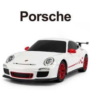 Masina Cu Telecomanda Porsche Gt3 Rs Alb Cu Scara 1 La 24 - Img 5