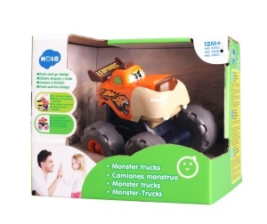 Masinuta Bebe Monster Truck Leopardul Infuriat