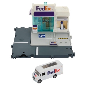 Matchbox Set Action Drivers Centrul De Colete Fedex - Img 2