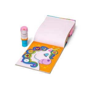 Melissa And Doug Sticker Wow Set De Joaca Autocolante Si Stampila Unicorn - Img 11