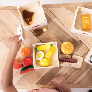 Melissa Si Doug Set De Joaca Din Lemn Produse Alimentare - Img 8