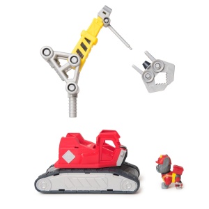 Patrula Catelusilor Rubble Si Echipa Set Vehicul Excavator Si Figurina Charger - Img 9