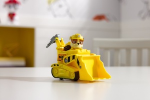 Patrula Catelusilor Set Vehicul De Baza Buldozer Si Figurina Rubble - Img 5