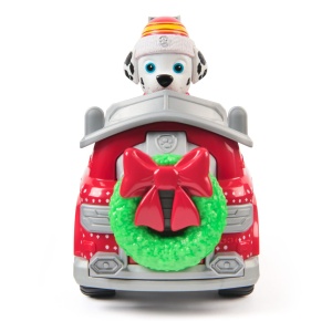 Patrula Catelusilor Vehicul Si Figurina Marshall Cu Accesorii De Craciun - Img 5