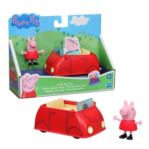 Peppa Pig Vehicul Cu Figurina Micuta Masina Rosie - Img 3