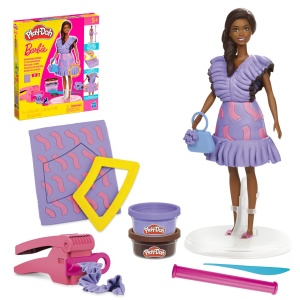 Play Doh Barbie Set Fashionista Ruffles Creatii Vestimentare - Img 8