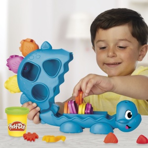 Play Doh Jucarie Cu Activitati Dinozaur Cu Forme Si Culori - Img 4