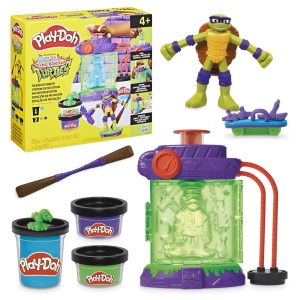Play Doh Povestiri Cu Testoase Ninja Adolescente Mutante Set Statie De Mutatii - Img 8