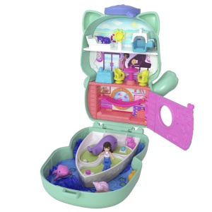Polly Pocket Set Gentuta Animalut Pisicuta Marinar Cu Accesorii - Img 12