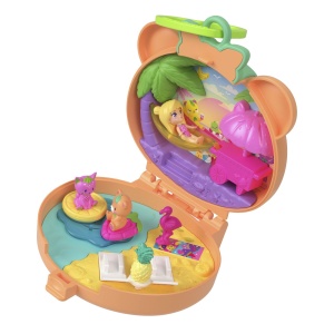 Polly Pocket Set Gentuta Animalut Ursulet Roz Cu Accesorii - Img 8